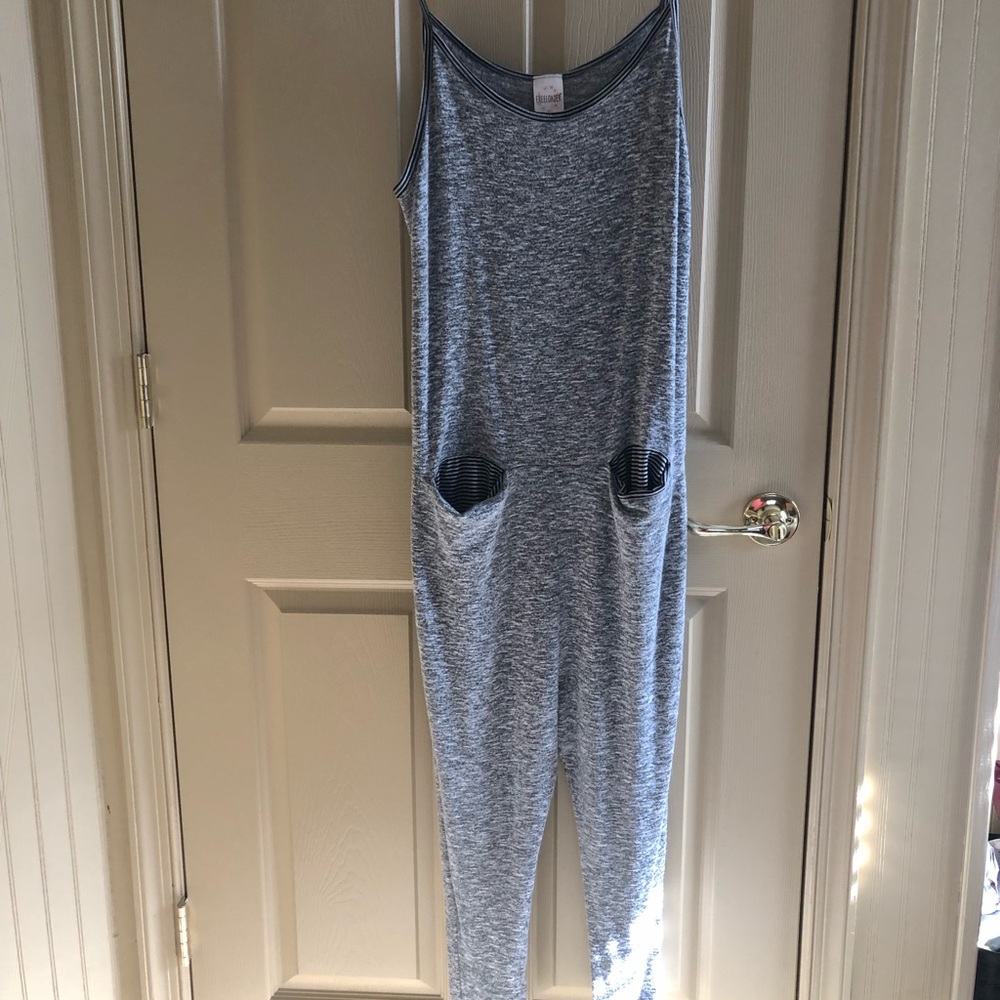 Grey Pant Romper